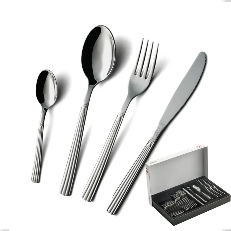 Confezione Panoramica 30 pezzi coltello economico bavaria, Acciaio inox (Aisi 304) lucido stile classico Eme Posaterie Offerta