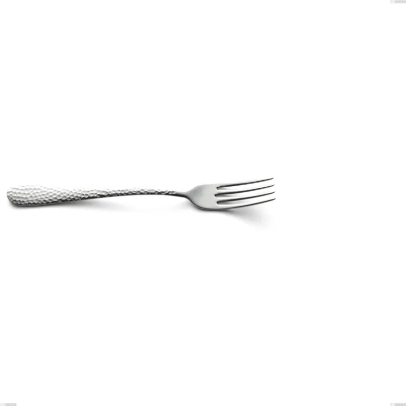 Forchetta frutta cortina, Acciaio inox (Aisi 304) acciaio martellato lucido, lunghezza 190 mm Eme Posaterie Economico