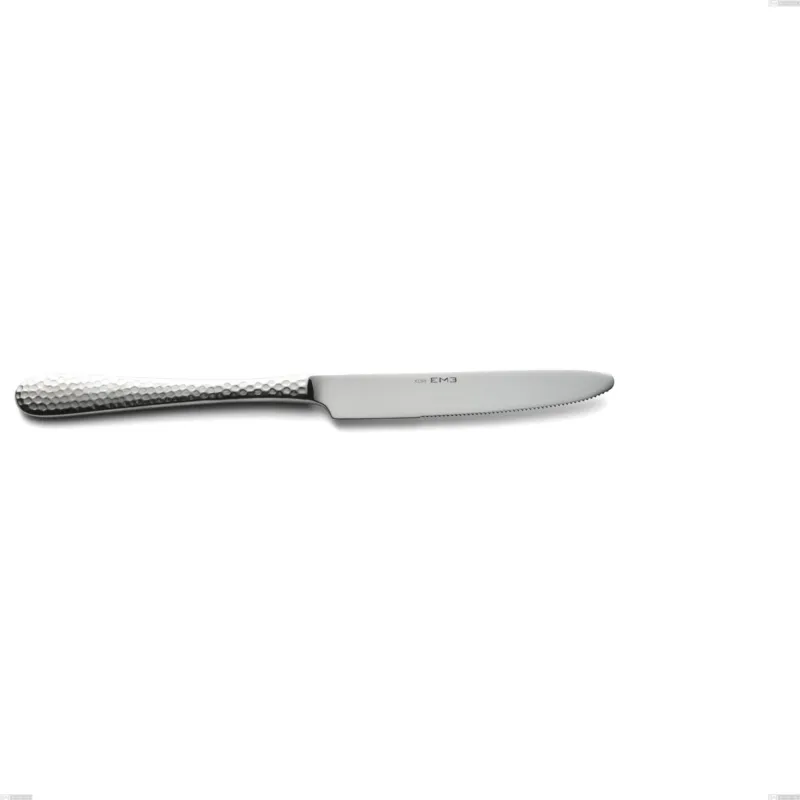 Acquista Ora Coltello frutta cortina, Acciaio inox (Aisi 304) acciaio martellato lucido, lunghezza 220 mm Eme Posaterie