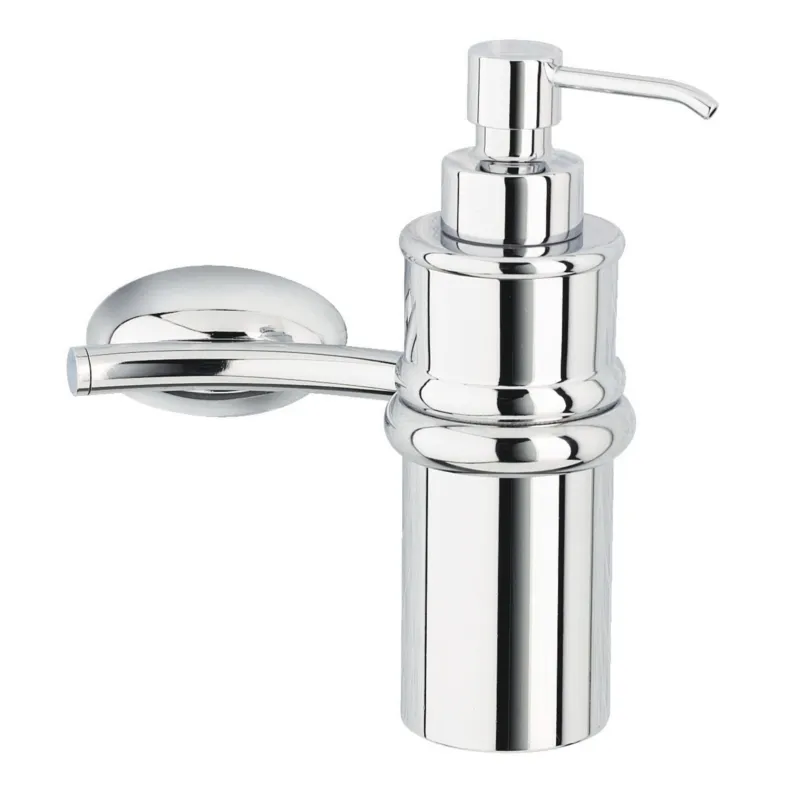Occasione Imperdibile Porta Dosatore, Dispenser sospeso in ottone cromato Duemila Plus 17x12xh15 cm dosatore in ottone cromato in inox lucido Carlo Iotti- Accessori Bagno
