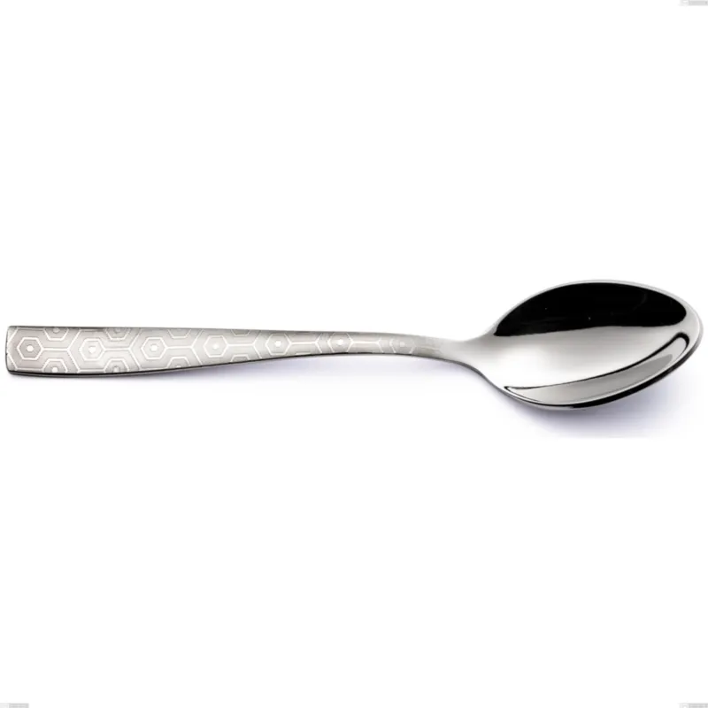 Non Perdere Cucchiaino moka Infinity Seamless, Acciaio 18/10 (aisi 304) incisione lasert, spessore 2.5 mm, lunghezza 113 mm Eme Posaterie