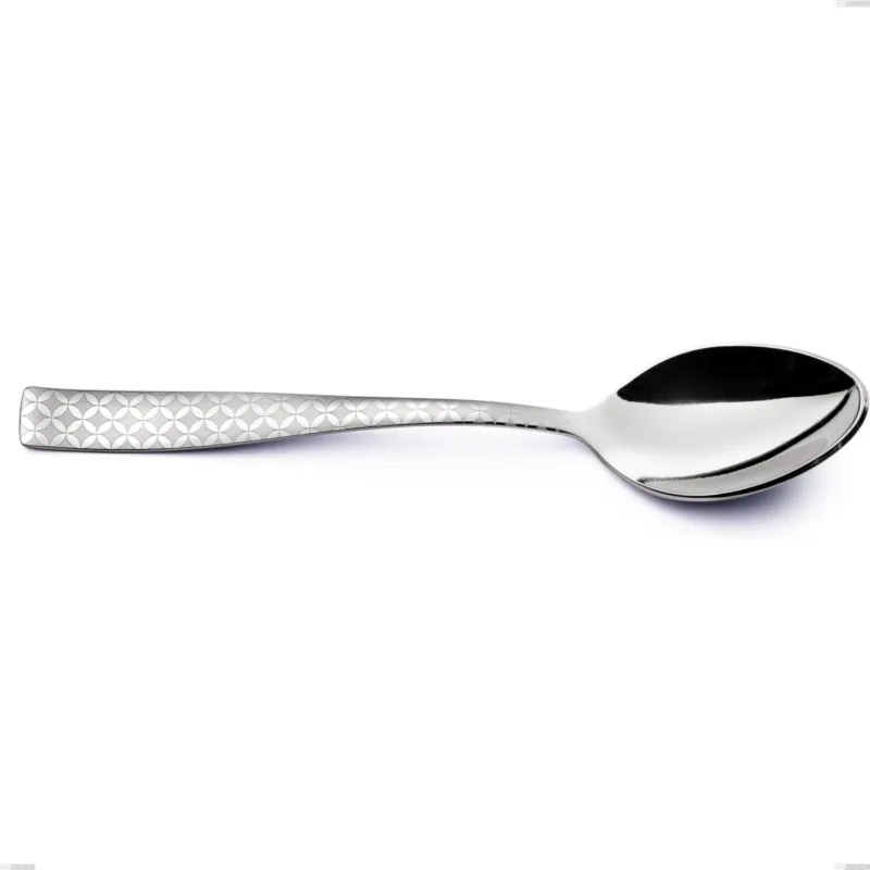 Cucchiaino caffè Infinity Monogran, Acciaio 18/10 (aisi 304) incisione laser, spessore 2.5 mm, lunghezza 138 mm Eme Posaterie Più Venduto