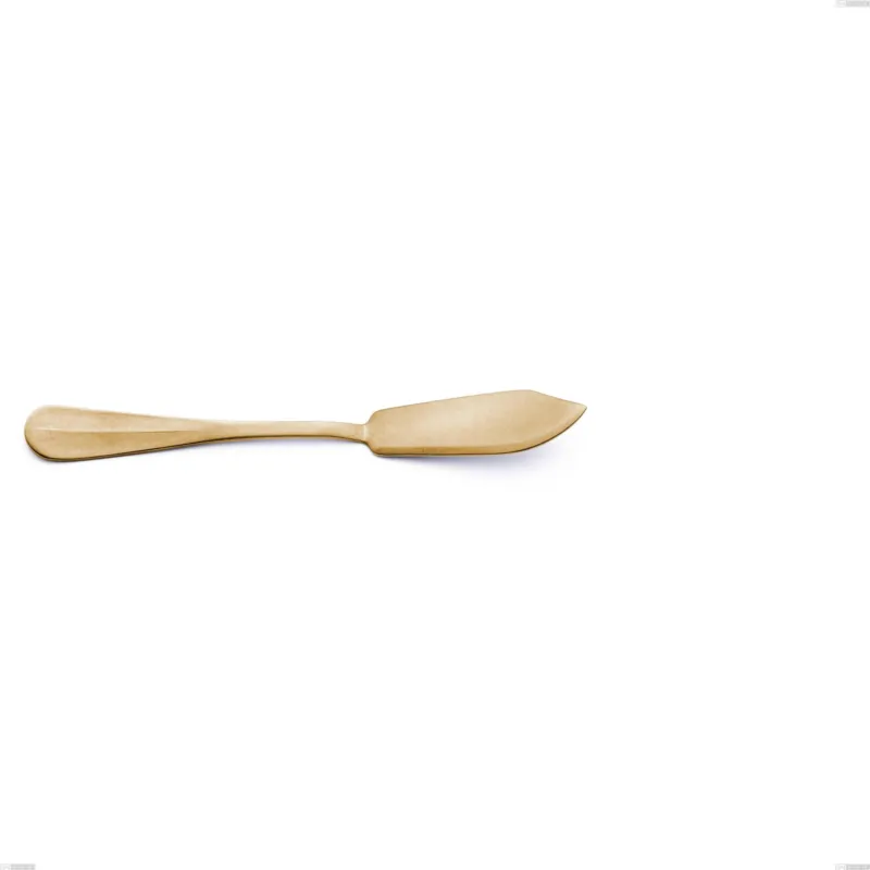 Professionale Coltello pesce Royal Retrò PVD Gold, Acciaio 18/10 antico, spessore 2.5 mm, lunghezza 192 mm, pvd oro Eme Posaterie