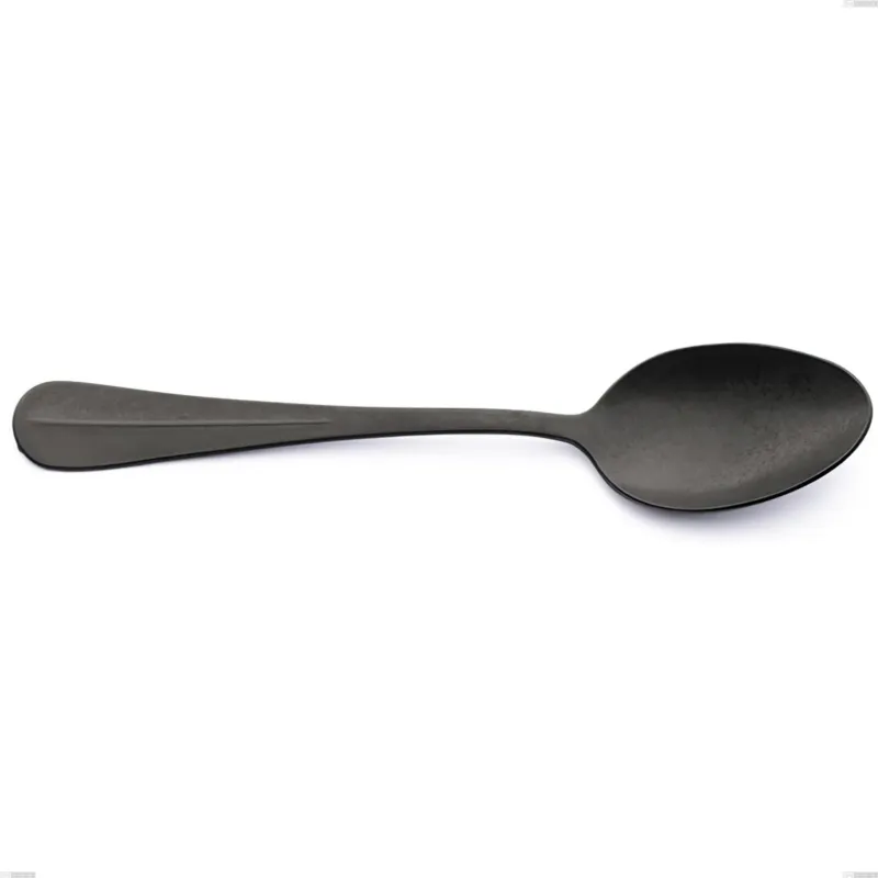 Cucchiaio tavola Royal Retrò PVD Black, Acciaio inox 18/10 antico, spessore 2.5 mm, lunghezza 205 mm, pvd black Eme Posaterie Sconto