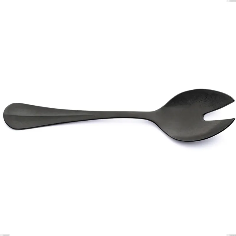 Coppia insalata Royal Retrò PVD Black, Acciaio inox 18/10 antico, spessore 2.5 mm, lunghezza 233 mm, pvd black Eme Posaterie Miglior Prezzo
