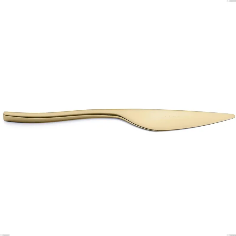 Prezzo Scontato Coltello frutta Etoile PVD Sabbiato Champagne, Acciaio 18/10 sabbiato, spessore 4 mm, lunghezza 206 mm, pvd champagne Eme Posaterie