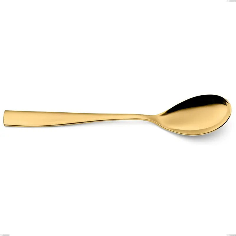 Cucchiaio tavola Etoile PVD Gold, Acciaio 18/10 lucido, spessore 4 mm, lunghezza 220 mm, pvd oro Eme Posaterie Offerta Lampo