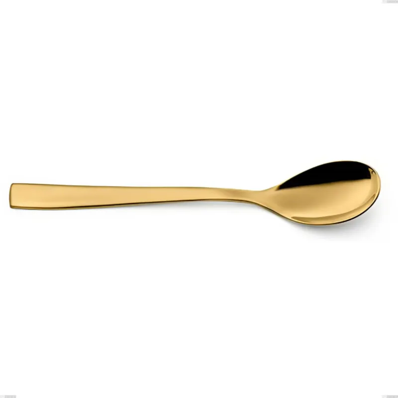Novità Cucchiaino caffè Etoile PVD Gold, Acciaio 18/10 lucido, spessore 4 mm, lunghezza 147 mm, pvd oro Eme Posaterie