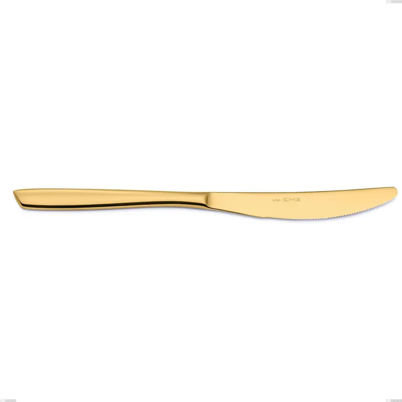 Coltello frutta Eleven PVD Gold, Acciaio 18/10 lucido, spessore 2.5 mm, PVD oro Eme Posaterie Occasione