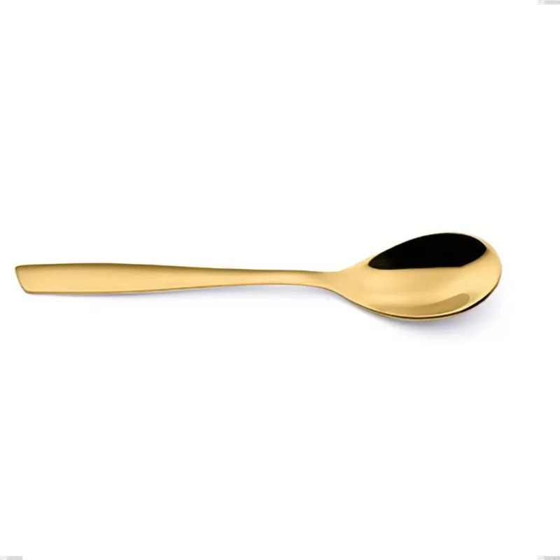 Offerta Del Giorno Cucchiaino moka Eleven PVD Gold, Acciaio 18/10 lucido, spessore 2.5 mm, PVD oro Eme Posaterie