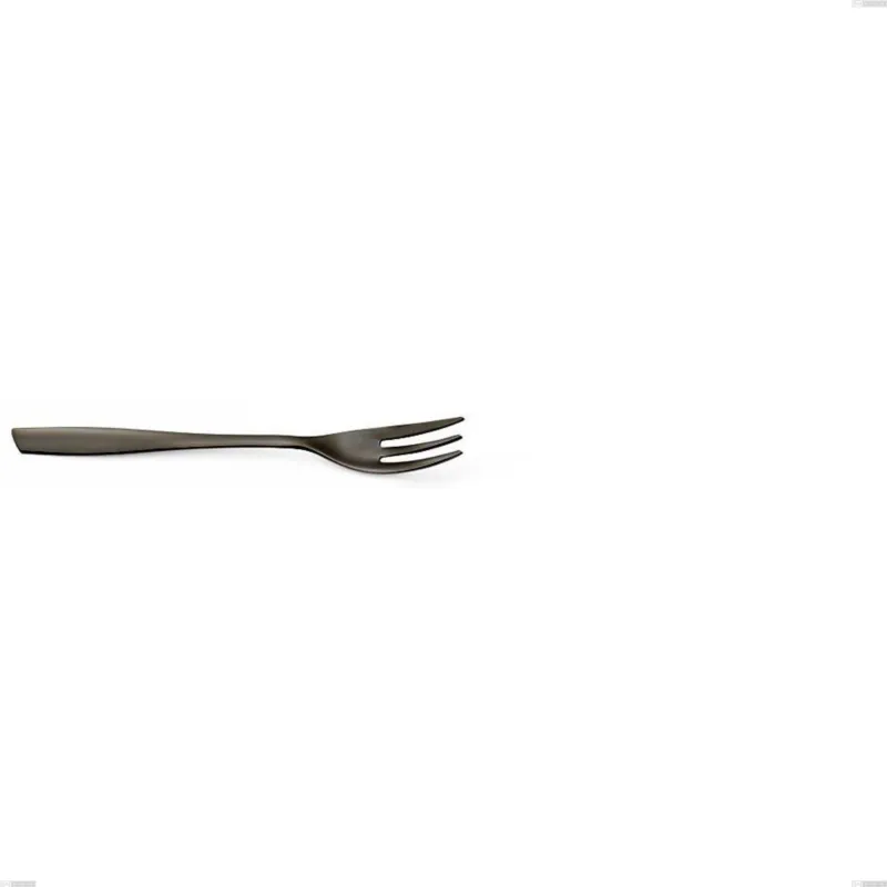 Forchetta dolce Eleven Acciaio inox 18/10 PVD Black Eleven lunghezza 154 mm spessore 2,5 mm nero Eme Posaterie Prezzo Scontato