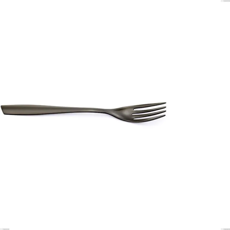 Forchetta tavola Acciaio inox 18/10 PVD Black Eleven lunghezza 220 mm spessore 2,5 mm nero Eme Posaterie Offerta Del Giorno
