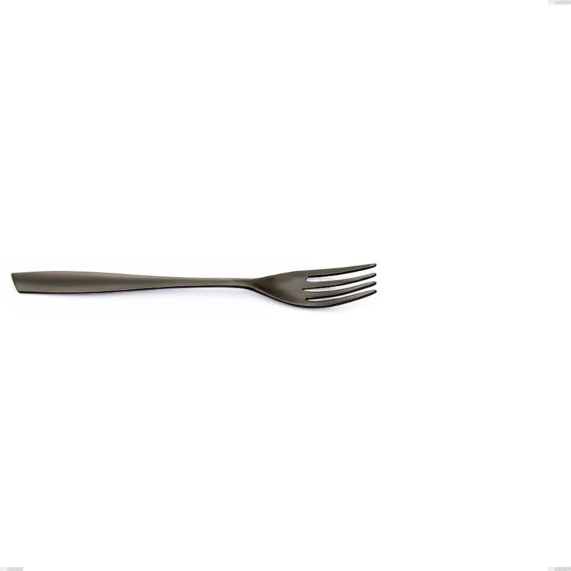 Saldi Forchetta frutta Acciaio inox 18/10 PVD Black Eleven lunghezza 191 mm spessore 2,5 mm nero Eme Posaterie