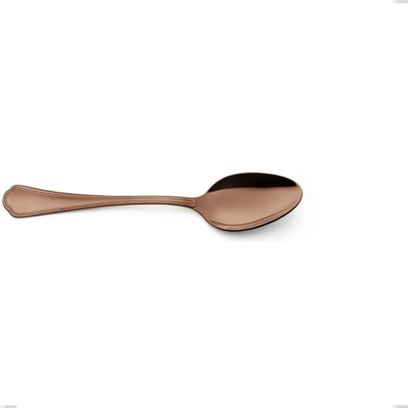 Cucchiaino frutta Domus Chocolate, Acciaio 18/10, lunghezza 217 mm spessore 3 mm trattamento PVD Chocolate Eme Posaterie Super Prezzo