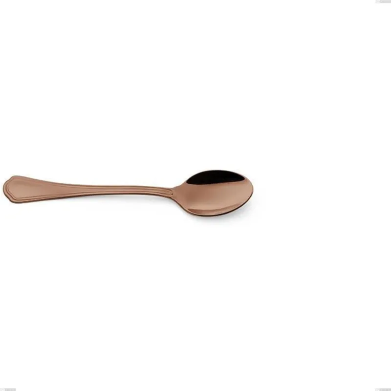 Cucchiaino caffè Domus Chocolate, Acciaio 18/10, lunghezza 142 mm spessore 3 mm trattamento PVD chocolate Eme Posaterie Solo Oggi