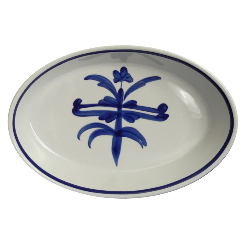 Direttamente Dal Produttore Pirofila Ovale in porcellana Antico Ragno 35x23xh6 cm in porcellana bianca lavabile in lavastoviglie Radif 1820