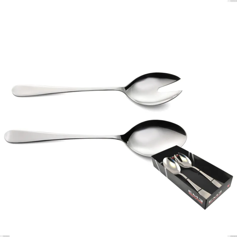 Must-Have Confezione vetrina 2 pezzi insalata Lady, 18/10 (AISI304), spessore 2,5 mm Eme Posaterie