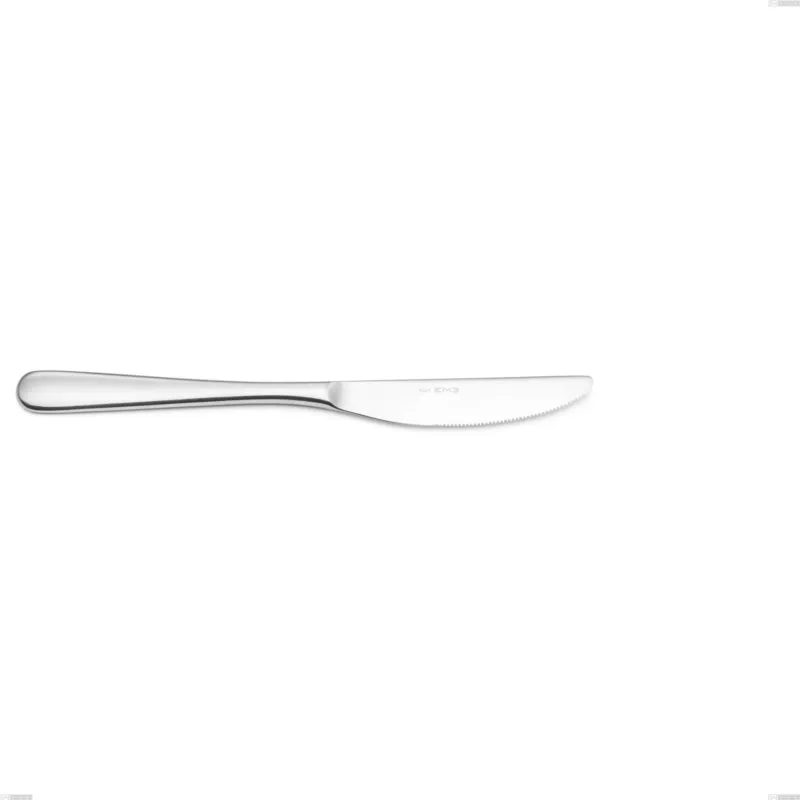 Super Prezzo Coltello da tavola HOTEL in acciaio 18.10 AISI430 manico in acciaio lucido lunghezza 224 mm lavabili in lavastoviglie Eme Posaterie