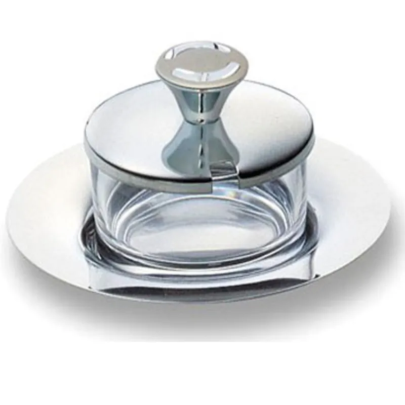 Offerta Formaggiera Ovale in Acciaio ALEX in acciaio lucido 13x10xh9 cm Eme Posaterie