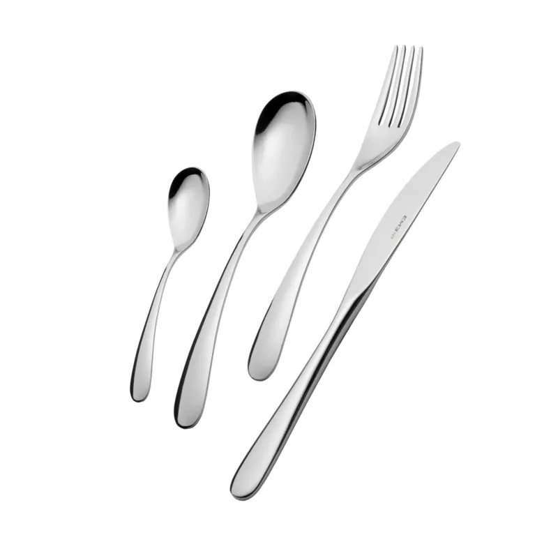 Servizio Posate 4 pezzi HOTEL pezzi posto tavola acciaio inox 18.10 lucidato spessore 2.5 mm Eme Posaterie Compra Online