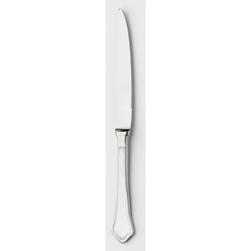 Offerta Speciale Coltello da Bistecca manico Pieno DOMUS in acciaio inox 18.10 lucido spessore 3 mm, lunghezza 225 mm Eme Posaterie
