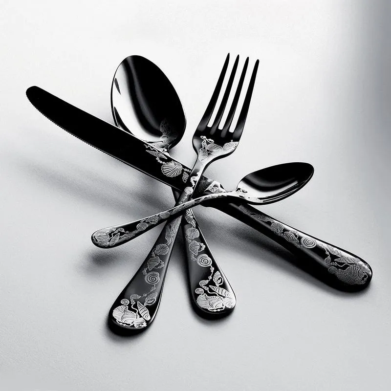 Offerta Limitata Servizio Posate 36 Pezzi LUXURY ART MEPRA Limited Edition VENERE BLACK MEPRA S.p.a.