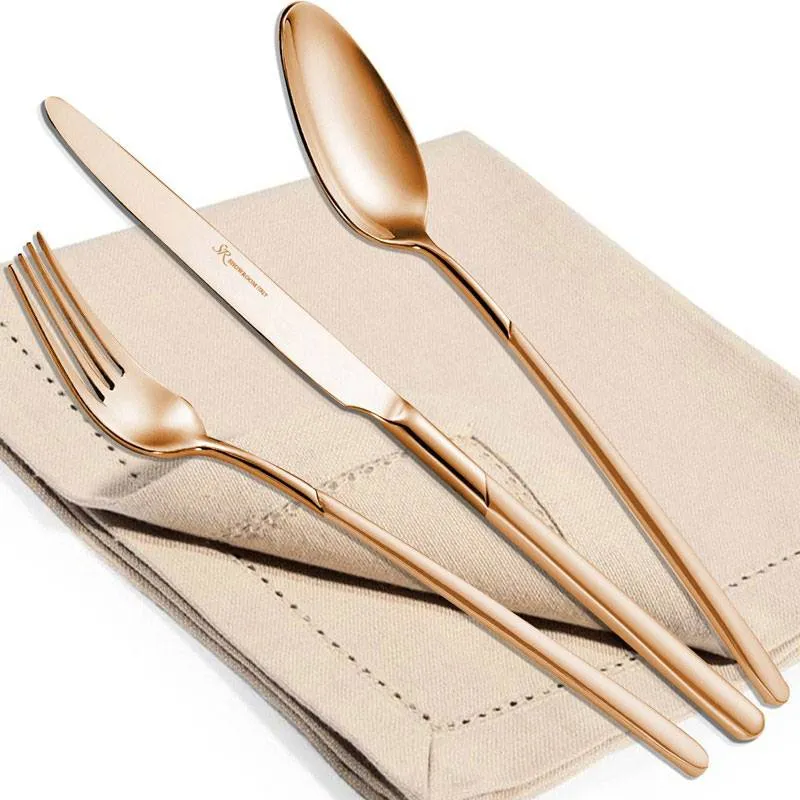 Scelto Dai Clienti Servizio Posate CELTIKA 75 pezzi acciaio inox 1810 Finitura Bronzo spessore 5 mm in astuccio regalo EME Eme Posaterie