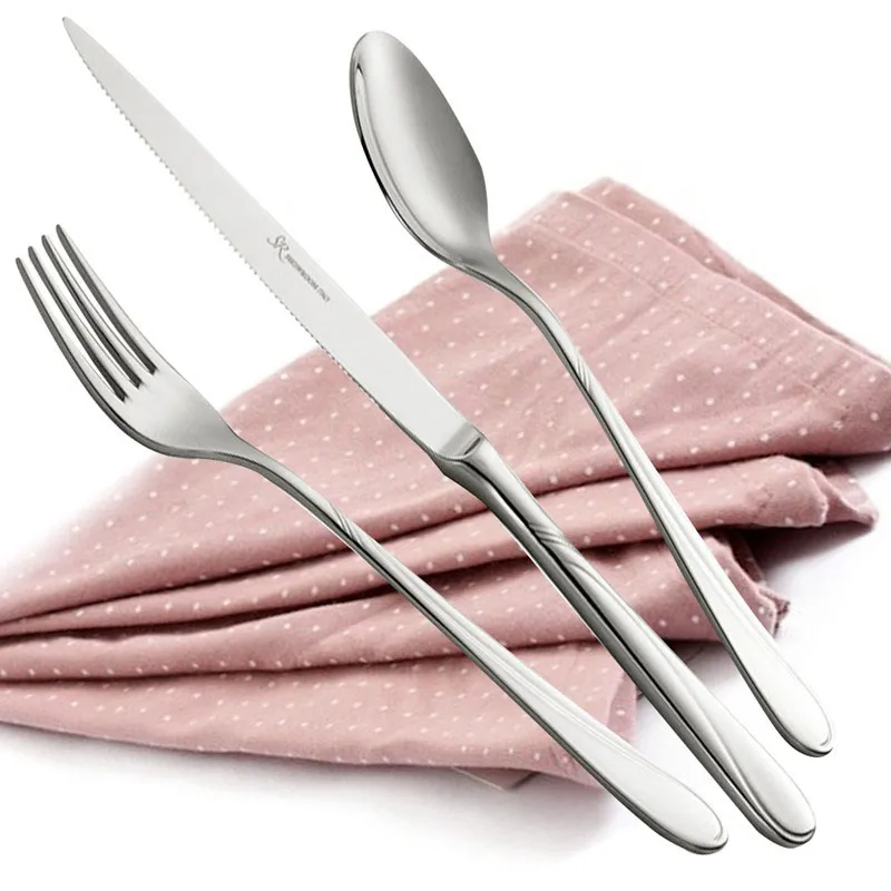 Offerta Del Giorno Servizio Posate MONICA 24 pezzi acciaio inox 1810 spessore 3.0 mm in astuccio regalo EME Eme Posaterie