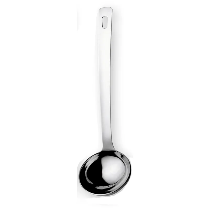 Novità Mestolo a servire in acciaio con manico forato 18/C FLY MESTOLI 31.0 cm NICHEL FREE Eme Posaterie