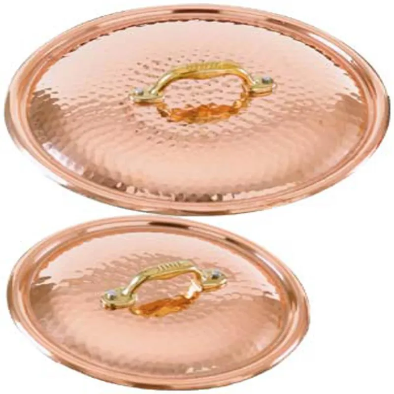 Coperchio in rame Martellato Stagnato Ø 20 cm linea Luxury Line CuArtigiana Scelto Dai Clienti