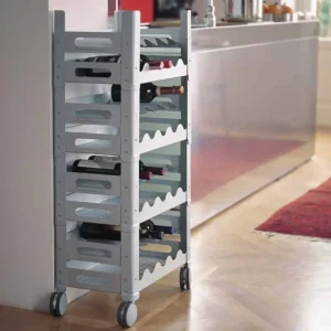Cantinetta impilabile e sovrapponibile 51x31xh26 cm DRINK P.U.B.anche con ruote Graepel spa Blu Offerta Limitata