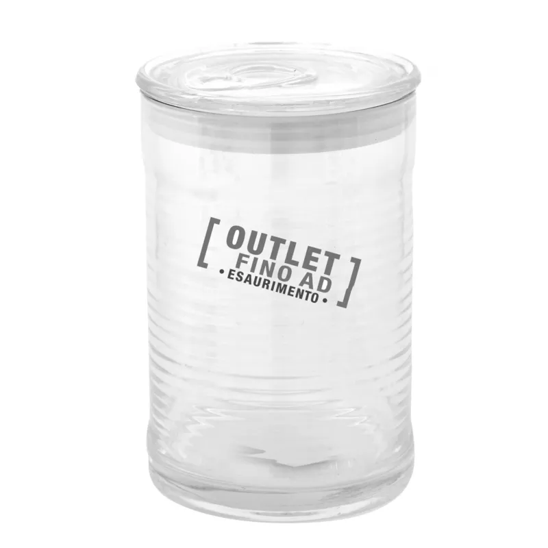 Must-Have Barattolo in Vetro Borosilicato Con Guarnizione Al Silicone Dimensioni 0.8x h 16,5 cm –1000 ml con colore trasparente Kaleidosmilano
