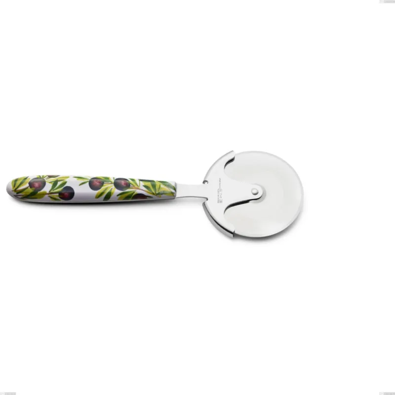 Must-Have Rotella tagliapizza Vero Taggia, acciaio 18.0 nickel free, manicatura pbt sublimato acciaio lucido, lunghezza 190 mm Eme Posaterie