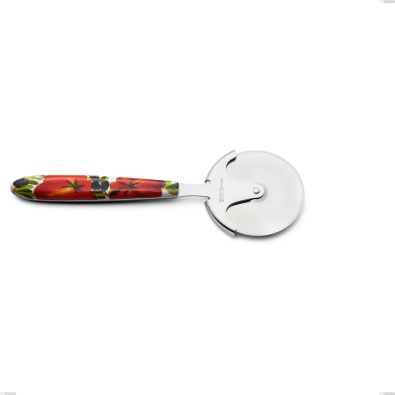 Rotella tagliapizza Vero Albenga, acciaio 18.0 nickel free, manicatura pbt sublimato acciaio lucido, lunghezza 190 mm Eme Posaterie A Buon Prezzo