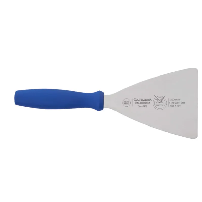 Spatola ideale per la lavorazione e la porzionatura della pasta della pizza dimensioni 10 cm trattamento germicida. adatto lavastoviglie Coltelleria Valgobbia Offerta Speciale