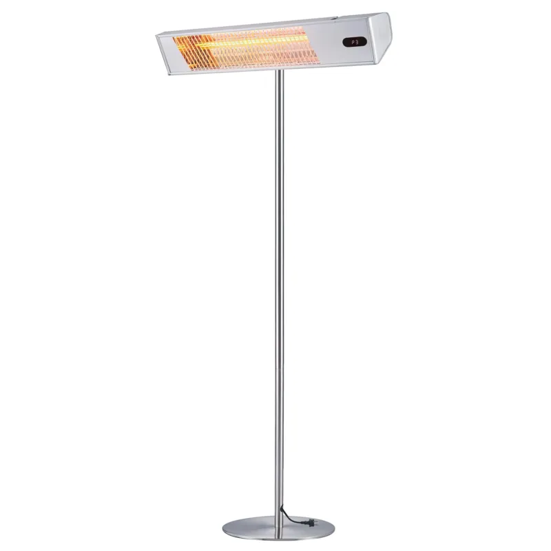 Super Prezzo Lampada Riscaldante Esterno Con Kit Completo Di Palo e Potenza 2000WSu Piantana 60x70xh 218 cm - peso 23kg Timer 1 a 13 ore con telecomando SINED Italia