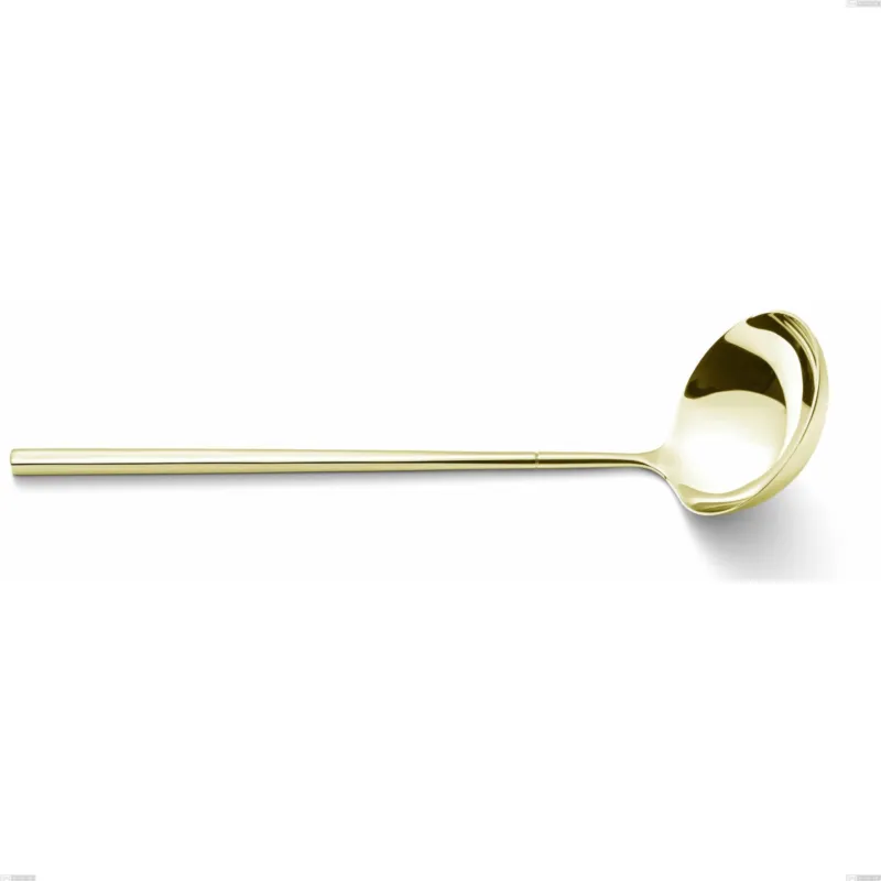 Nuovo Arrivo Mestolo Kyoto Tin Gold, Acciaio inox (Aisi 304) trattamento pvd acciaio lucido, lunghezza 280 mm Eme Posaterie