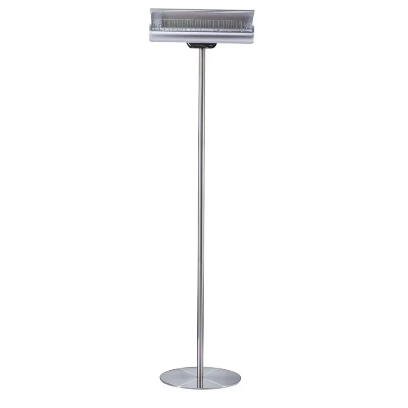 Affare Stufa Infrarossi da Terra Palpebra 2000 Riscaldatore Riflettente Da Terra Su Piantana 60x60xh 218 cm - peso 21,5 kg 2000 W Timer 1 a 13 ore con telecomando SINED Italia