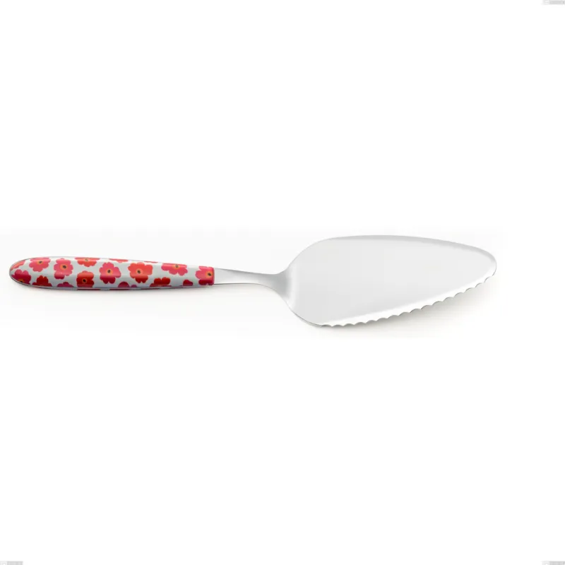 Pala torta Vero poppy, acciaio 18.0 nickel free, manicatura pbt sublimato acciaio lucido, lunghezza 257 mm Eme Posaterie Professionale