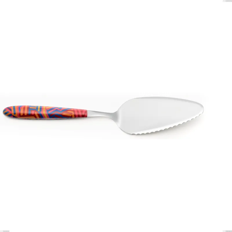 Pala torta vero linear, acciaio 18.0 nickel free, manicatura pbt sublimato acciaio lucido, lunghezza 257 mm Eme Posaterie Promozione