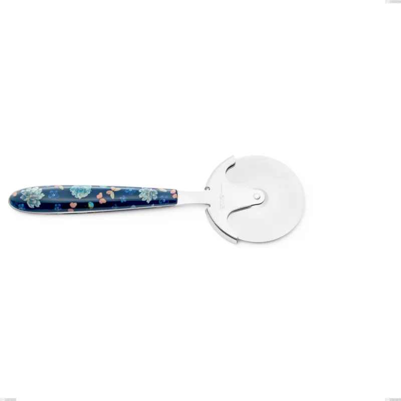 Rotella tagliapizza vero garden, acciaio 18.0 nickel free, manicatura pbt sublimato acciaio lucido, lunghezza 190 mm Eme Posaterie Sconto