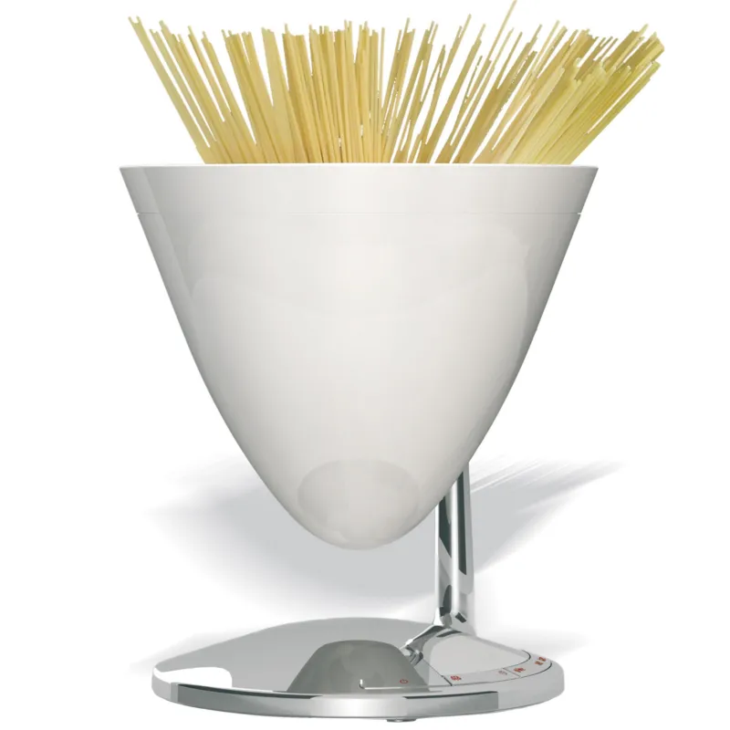 Prezzo Basso Bilancia da cucina portata massima 3 kg Bugatti Modello UMA Diametro 22xh 24 cm Funzione Bilancia e Timer ciotola removibile colore bianco Casa bugatti
