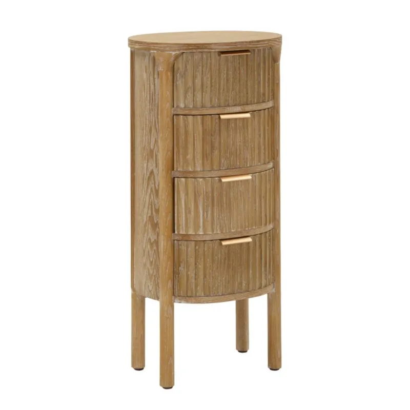 Cassettiera Goteborg, linee morbide e tre pratici cassetti MODELLO GOTEBORG Dimensioni 36x33x h 82 cm Peso 11 kg La struttura in metallo e legno finitura legno naturale Mauro Ferretti Nuovo Arrivo
