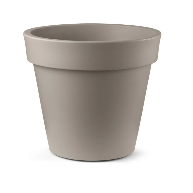 Soddisfatti O Rimborsati Vaso in Polietilene TONDO ARIA dimensioni 65x65xh 60 cm adatto interno esterno colore Ambra Lyxo Design