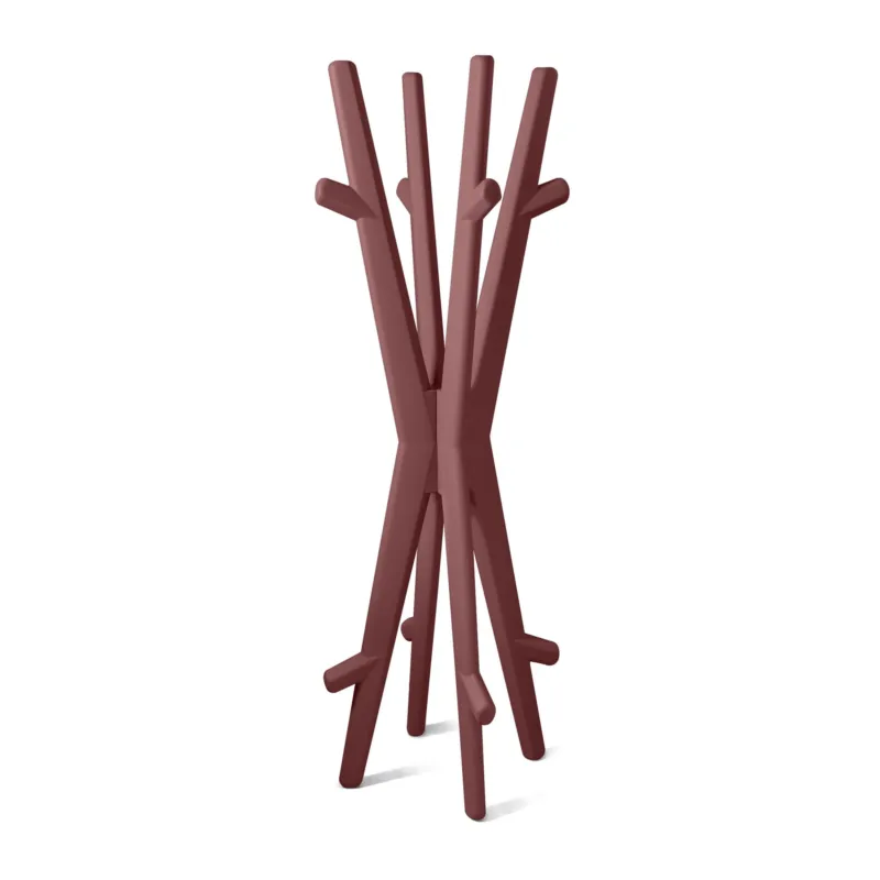 Appendiabiti in Polietilene Twins Dimensioni 59x59x h165 cm - Peso 5,21 Stile vivace e moderno colore GRANATO Lyxo Design Saldi