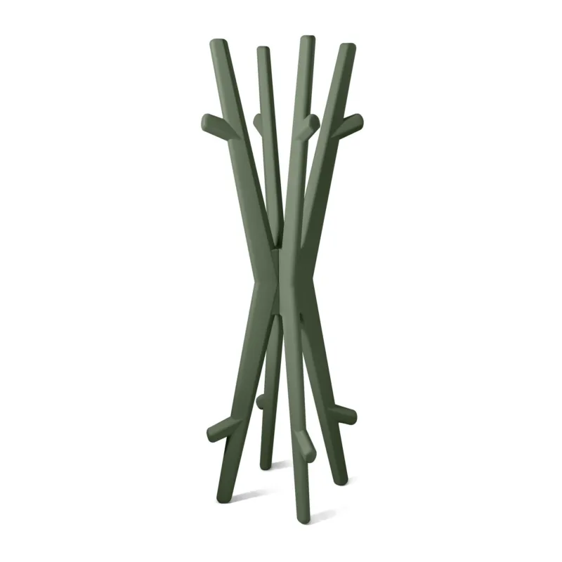 Appendiabiti in Polietilene Twins Dimensioni 59x59x h165 cm - Peso 5,21 Stile vivace e moderno colore SMERALDO Lyxo Design Nuovo Arrivo