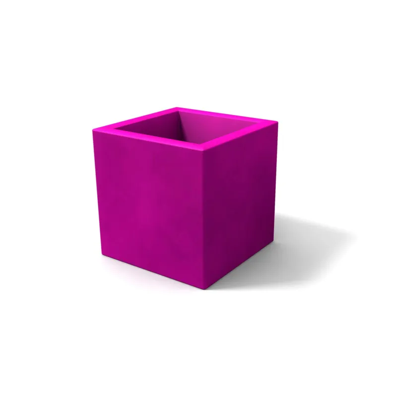 Acquista Ora Porta vaso in polietilene MODELLO ELLENICO liscio Dimensioni 25 x25xh 25 cm uso interno esterno colore Viola Kloris