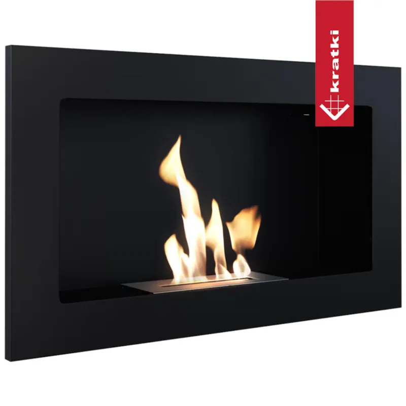 Affare Biocamino Da Parete GOLF VERDICAL TUV Dimensioni 62x13x h 36 cm - peso 4,4 kg colore nero metallizzato E NERO KRATKI