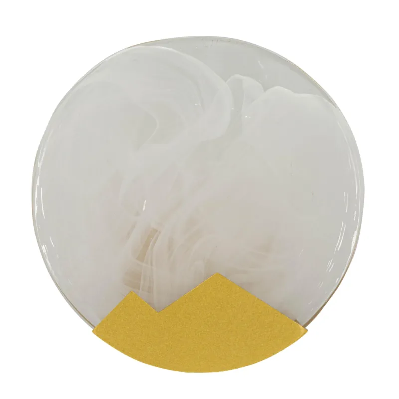 Lampada da parete in vetro opaco dalla forma circolare MOON Dimensioni 20x h 10 cm peso 1 kg vetro e metallo oro Mauro Ferretti Ultime Pezzi