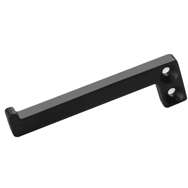Sconto Appendino in alluminio da fissare alla barra SISTEMA PROP 105x60x10 mm Può essere posizionato con il gancio a destra oppure a sinistra rispetto alla barra Ever Life Design